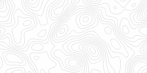 Abstract lines background. Contour maps. Vector illustration, Topo contour map on white background, Topographic contour lines. Seamless pattern with lines Topographic map. Geographic mountain relief.