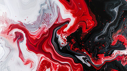 Fluid marble texture, vibrant abstract art with swirling colors and liquid patterns