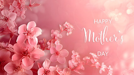Fototapeta na wymiar Happy Mothers day design background