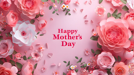 Happy Mothers day design background