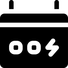 shedule logo design vector