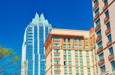 Fototapeta na wymiar Modern buildings of Austin, Texas