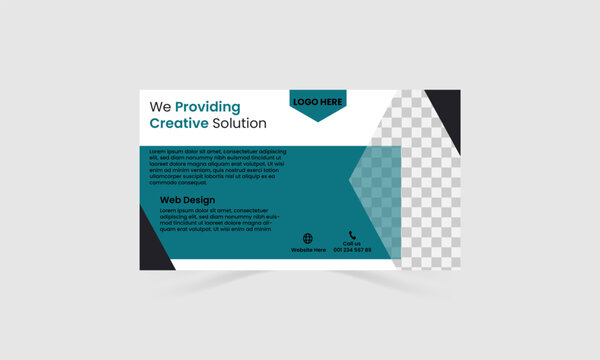 Set of web banners, Set of creative web banners of standard size.