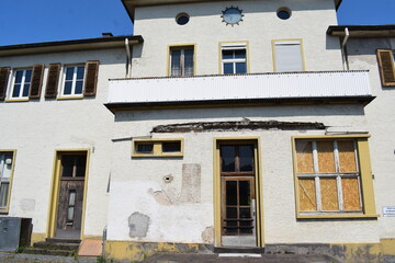 old station at the Rhine valley railraod