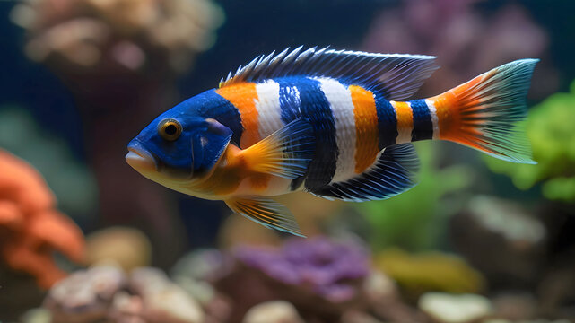 Stunning Colourful African Lake Malawi Cichlids