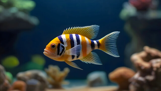 Stunning Colourful African Lake Malawi Cichlids