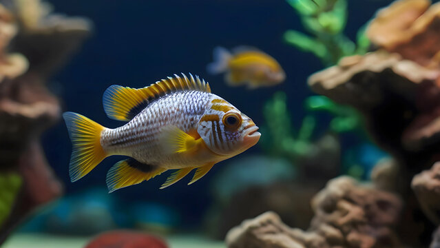 Stunning Colourful African Lake Malawi Cichlids