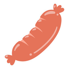 Illustration of a sausage