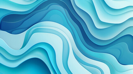 Obraz premium Background of wavy blue abstraction ,Background of wavy blue abstraction ,Blue waves abstract background texture. Print, painting, design, fashion