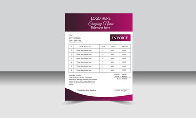 Business invoice form template.Invoice Layout,Professional Invoice. Tax form, bill graphic or payment receipt page vector set, 
Money bills or price invoices and payment agreement design templates.
