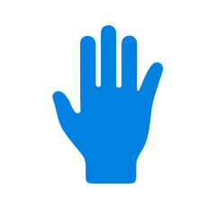 Obraz premium hand sign isolated on white