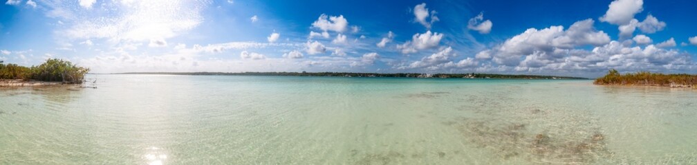 bacalar, quinta roo, mar, barca, acuático, oceáno, playa, cielo, balandra, isla, vela, barco de vela, bajel, viajando, verano, panoramico