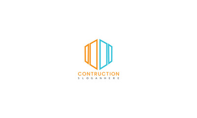 Building Construction Company Logo Design.home design logo
