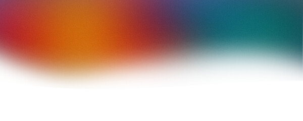 Grainy background in red, orange and blue ocean gradient for design, covers, advertising, templates, banners and posters. PNG with transparent background