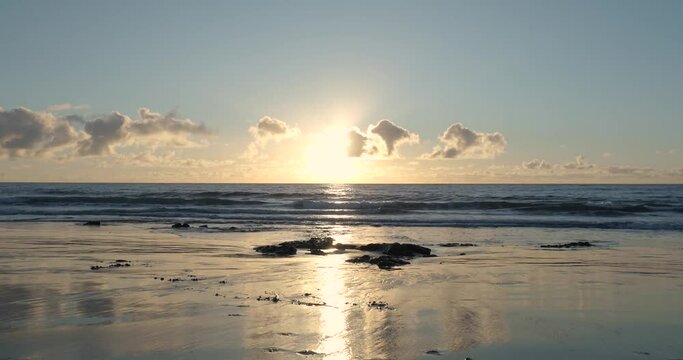 Sunrise sea ocean.