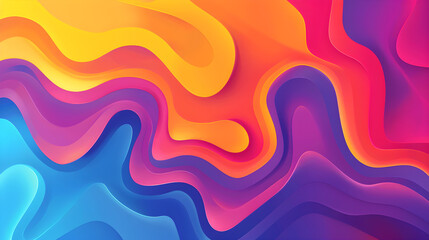 Colourful abstract gradient background