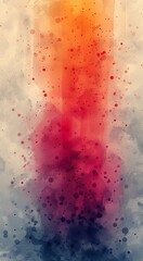Gradient Red and Grey Abstract with Dots and Splashes