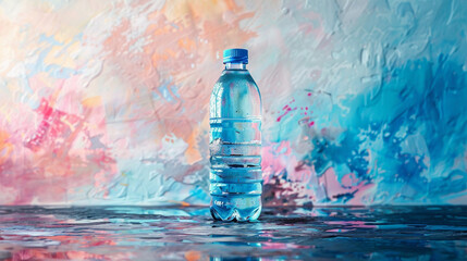 Colorful Soda Bottle Illustration