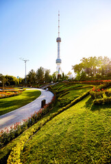 Tashkent Television TV Tower in Uzbekistan - 764193421