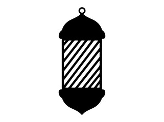 Islamic Lantern Line Art Illustration

