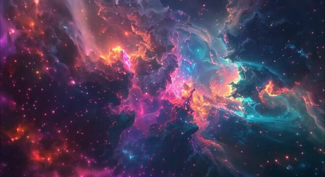 digital art galaxy footage