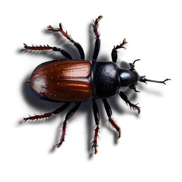 Bess Beetle 3D Design On A PNG Background