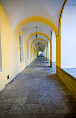 corridor in the town