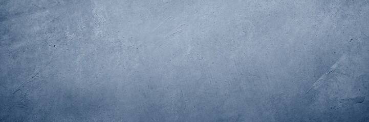 Blue textured concrete wall background - 764200291
