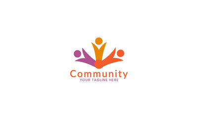 Community logo design inspiration vector template,