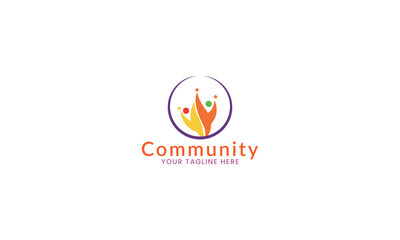 Fototapeta na wymiar Community logo design inspiration vector template,