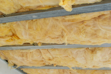 attic insulation with mineral wool