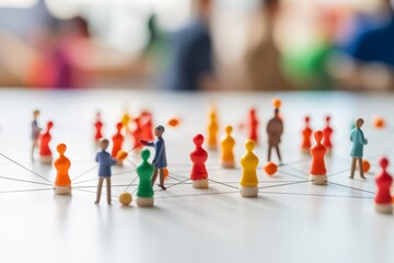 Global business networks structure and communication for data analysis and customer service