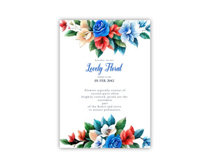 Wedding card background invite vector template greeting card design 