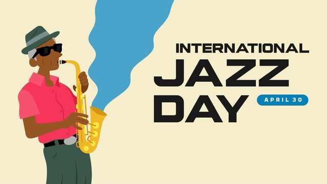 international jazz day animation video jazz day video animated