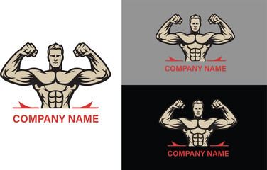
A logo with a flexing bicep, symbolizing strength, fitness, and the company's dedication to personal training excellence.