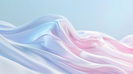 Fototapeta premium Serenity Swirls: Pastel Liquid Dance