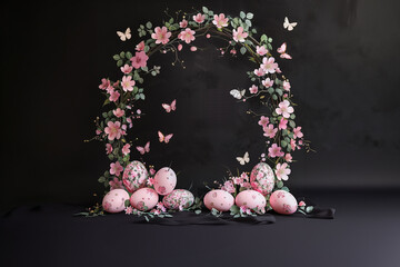 arche floral de Pâques