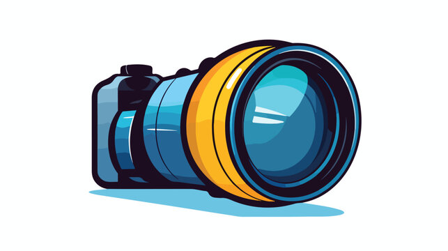 Camera photography icon symbol image vector. Illust