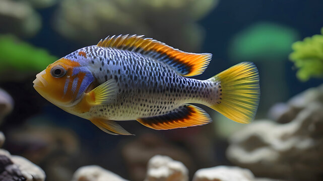 Stunning Colourful African Lake Malawi Cichlids