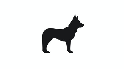 Dog icon or logo isolated sign symbol vector illustration