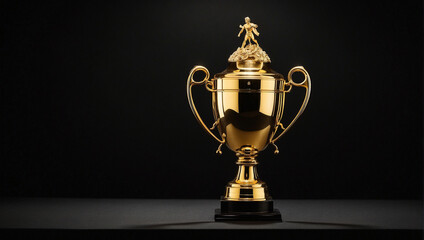 Fototapeta na wymiar golden trophy high quality image