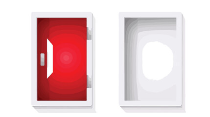 Exit folder icon vector illustration logo template