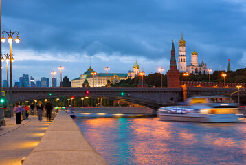 Moscow night view