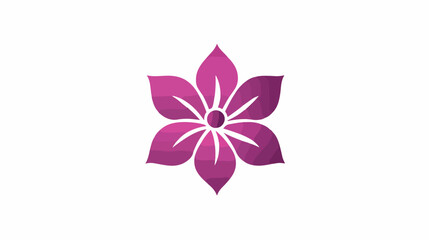 Flower Icon vector sign isolated for graphic
