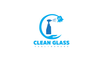 Cleaning Service Business Logo Symbol