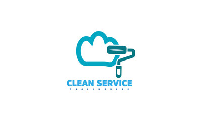 Creative Cleaning Creative Concept Logo Design Template