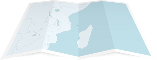 Comoros map