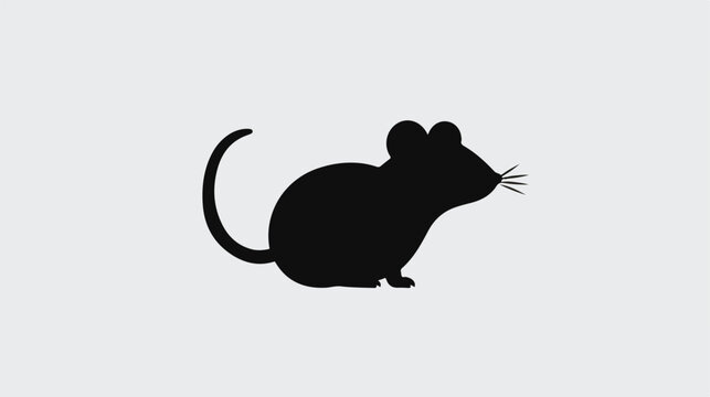 Mouse icon vector isolated on white background logo