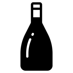 Alcoholic bottle icon
