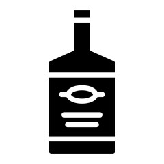 Alcoholic bottle icon